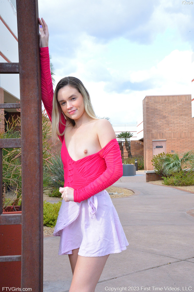 Red Tops No Panties - 21